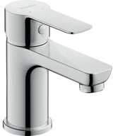 DURAVIT A.1 Einhebel-Waschtischmischer mit Zugstange, Chrom – 95 mm Ausladung, Keramikmischsystem