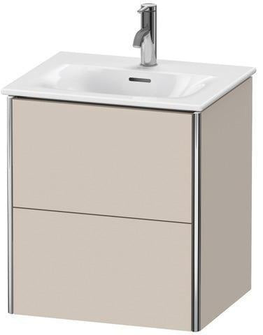 Duravit XSquare Waschtischunterbau 560x510x418 mm, 2 Schubkästen weiß matt