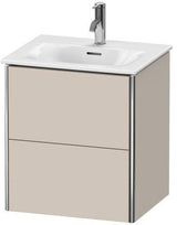 Duravit XSquare Waschtischunterbau 560x510x418 mm, 2 Schubkästen weiß matt