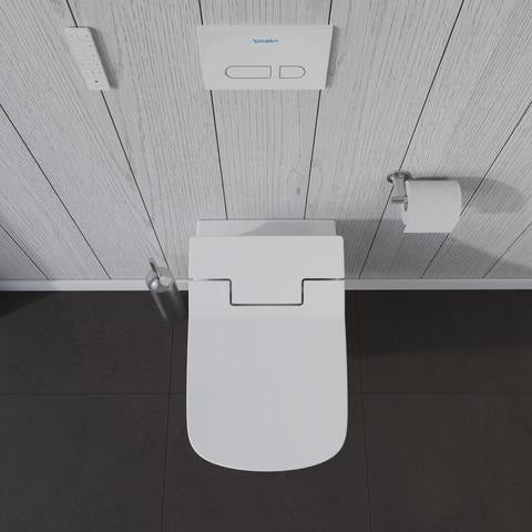 DURAVIT SensoWash Slim Dusch-WC-Sitz für DuraStyle, weiß, mit Fernbedienung & Durchlauferhitzer