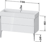 Duravit Waschtischunterbau XVIU 1184x734x454mm 2 Auszüge Programm Charisma taupe seidenmatt