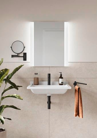 DURAVIT D-Code Kosmetikspiegel 3-fach Vergrößerung, Chrom, 330 mm Ausladung