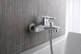 DURAVIT B.3 Einhebel-Wannenmischer Aufputz – Chrom, Keramikmischsystem, 147 mm Ausladung