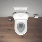 DURAVIT WC-Sitz Starck 3 mit SoftClose Absenkautomatik, Edelstahl-Scharniere, weiß