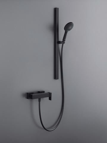DURAVIT Handbrause MinusFlow 3-Jet D120 Rain/Pulse/Mono, Schwarz Matt – 120 mm Duschkopf mit Antikalk
