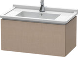 DURAVIT L-Cube Waschtischunterbau wandhängend 820 mm taupe matt 1 Auszug Tip-On