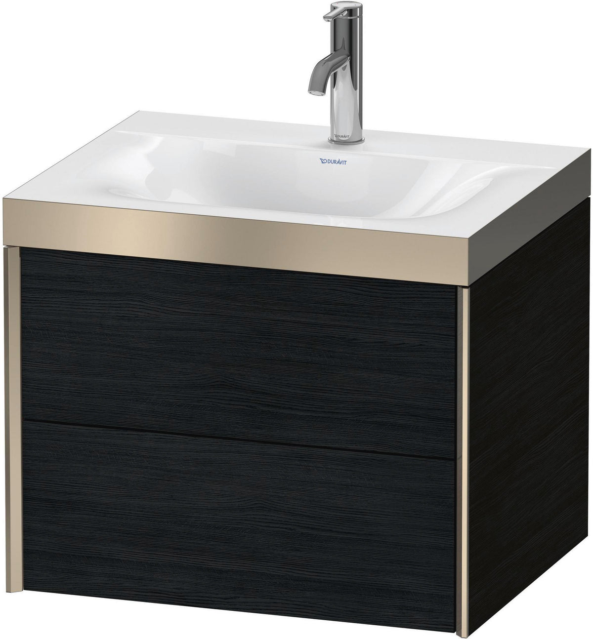 DURAVIT XViu Waschtischunterbauset c-bonded 503x600x480 mm Eiche mit 2 Schubkästen