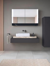 DURAVIT Qatego Konsole 1200 mm, wandhängend, weiß matt, 1 Ausschnitt, Studio F. A. Porsche