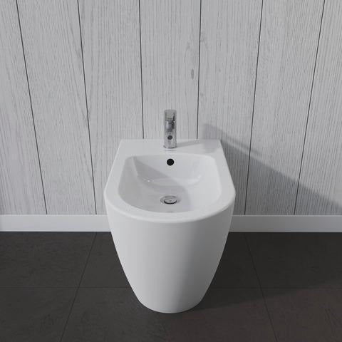 DURAVIT B.2 Einhebel-Bidetmischer Chrom 127 mm mit Zugstangen-Ablaufgarnitur