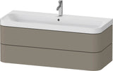 Duravit Happy D.2 Waschtischset 1175 mm wandhängend mit Tip-on Technik und Soft-Close