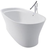 DURAVIT Cape Cod Freistehbadewanne 1855x885 mm Mineralguss Weiß Matt mit Fußgestell