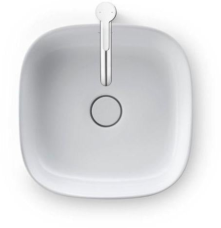 DURAVIT Aufsatzbecken Zencha 420 mm Weiß, geschliffen, ohne Überlauf & Hahnloch – DuraCeram