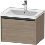 Duravit Ketho.2 Waschtischunterbau 634 mm Eiche Terra mit 1 Auszug