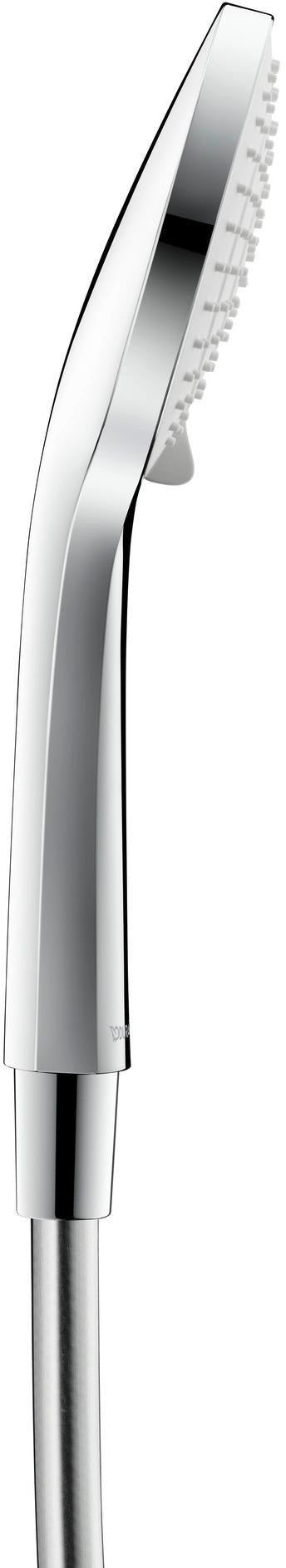 Duravit Handbrause 3-Jet D110 – Soft Rain, Rain & Intense Rain, Chrom Weiß, 110 mm, Antikalk