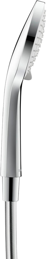 Duravit Handbrause 3-Jet D110 – Soft Rain, Rain & Intense Rain, Chrom Weiß, 110 mm, Antikalk