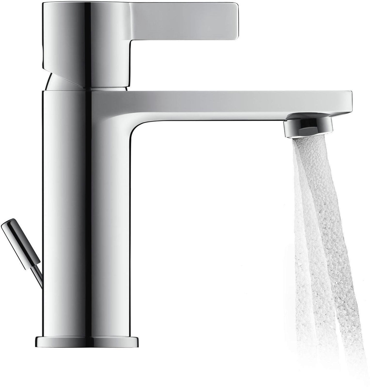DURAVIT D-Neo Einhebel-Waschtischmischer mit Zugstange, Chrom – 109 mm Ausladung
