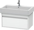 Duravit Ketho Waschtischunterbau wandhängend 750 mm, 1 Auszug, weiß matt – für Vero 045480