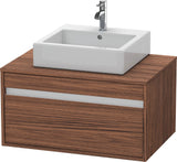 Duravit Ketho Waschtischunterbau wandhängend 800 mm, 1 Auszug, weiß matt, für Aufsatzwaschtisch