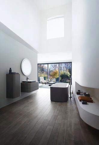 Duravit Abdeckplatte Happy D.2+ Taupe 403x364x16 mm mit Befestigungsmaterial