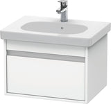 Duravit Ketho Waschtischunterbau wandhängend 455x600x410 mm mit 1 Auszug, weiß matt