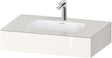 DURAVIT Qatego Einbauwaschtisch mit Konsole 800x550mm Weiß Hochglanz – Studio F. A. Porsche