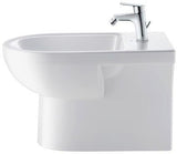 Duravit No.1 Einhebel-Bidetmischer 123 mm Chrom mit Zugstangen-Ablaufgarnitur