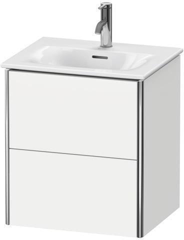 Duravit XSquare Waschtischunterbau 560x510x418 mm, 2 Schubkästen weiß matt