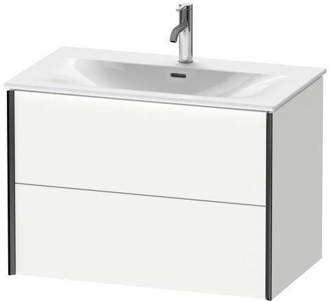 DURAVIT XViu Waschtischunterbau 810 mm mit 2 Schubkästen in Seidenmatt-Taupe