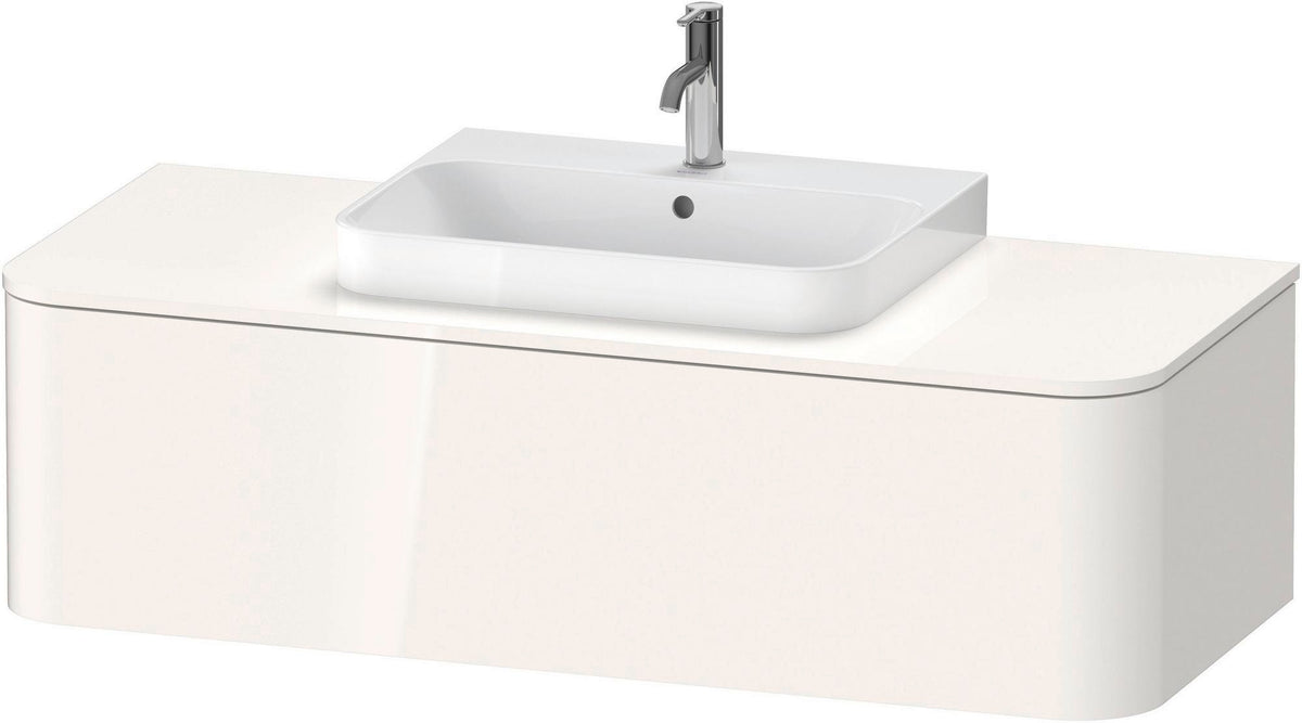 DURAVIT Happy D.2 Konsolenwaschtischunterbau 1300 mm taupe supermatt mit Tip-On-Technik & LED
