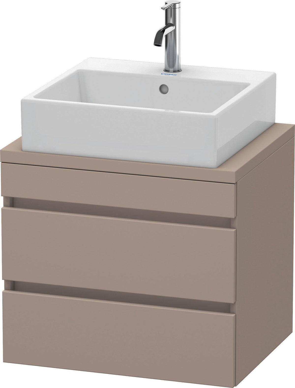DURAVIT DuraStyle Konsolenunterschrank 600 mm betongrau matt mit 2 Schubkästen und Soft-Close
