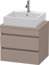 DURAVIT DuraStyle Konsolenunterschrank 600 mm betongrau matt mit 2 Schubkästen und Soft-Close