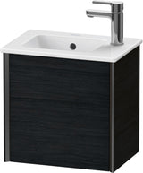 DURAVIT XViu Waschtischunterbau wandhängend 410 mm Eiche mit einer Tür und Tip-on Technik