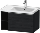 DURAVIT D-Neo Waschtischunterbau 784 mm wandhängend mit 1 Auszug und 2 offenen Fächern in Betongrau Matt