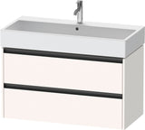 DURAVIT Ketho.2 Waschtischunterbau wandhängend betongrau matt 984 mm mit 2 Schubkästen