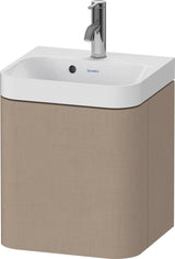 Duravit Waschtischset Happy D.2 Plus 400 mm mit Unterschrank Leinen – 1 Tür, wandhängend