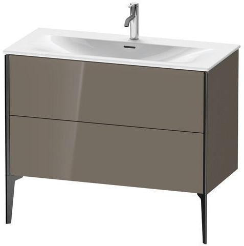 Duravit Waschtischunterbau XVIU 1010x831x480 mm mit 2 Auszügen in Champagner Matt