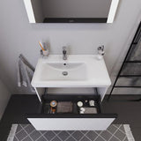DURAVIT Licht & Spiegel Wandspiegel 1300x700mm mit LED-Beleuchtung und Sensorschalter – Weiß