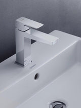 DURAVIT Manhattan Einhebel-Waschtischmischer M mit Zugstange Chrom – Keramikmischsystem