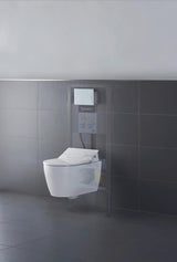 DURAVIT SensoWash Slim Dusch-WC Sitz weiß mit Fernbedienung und Durchlauferhitzer