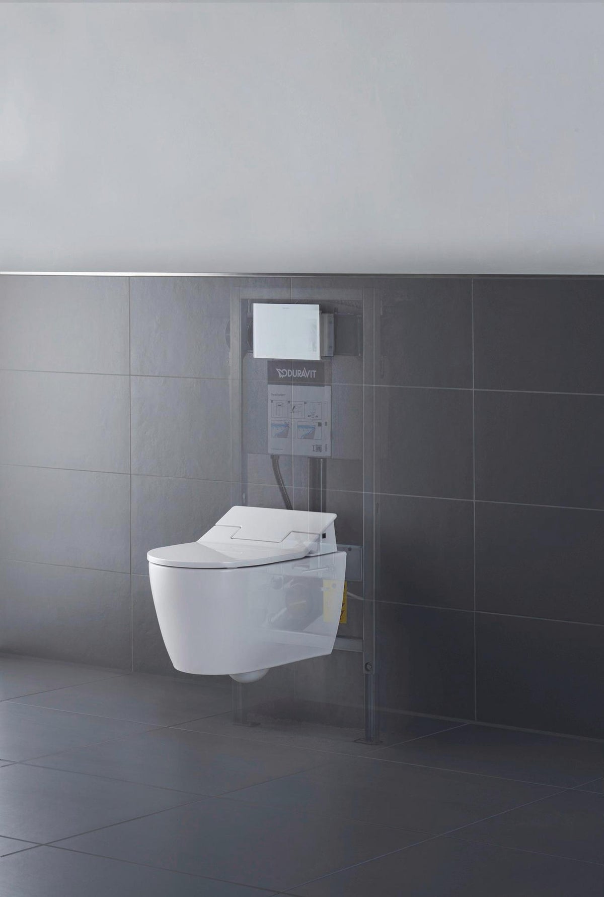 DURAVIT ME by Starck Wand-WC 570 mm spülrandlos mit WonderGliss für Dusch-WC