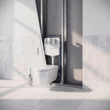 DURAVIT DuraSystem Betätigungsplatte Beta 100 Dual Flush Aufgesetzt Schwarz Matt