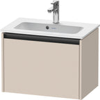 taupe supermatt / 1 Auszug / Waschtischunterbau