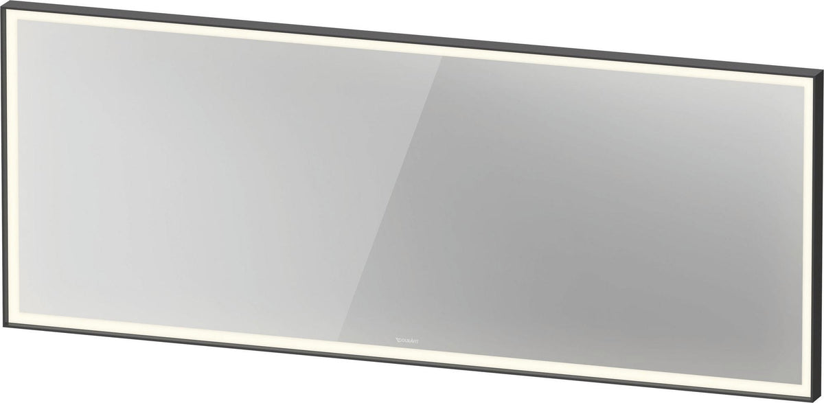 DURAVIT L-Cube Lichtspiegel 650x700mm mit Sensor, LED-Beleuchtung, Spiegelheizung & Kondensschutz, Weiß
