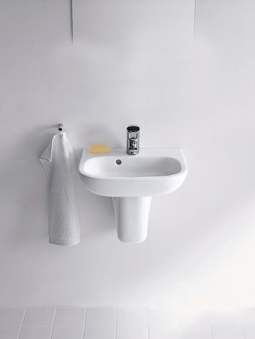Duravit D-Code Halbsäule aus Sanitärkeramik, weiß, 215 x 213 x 280 mm, für 070545