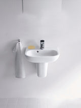 Duravit D-Code Halbsäule aus Sanitärkeramik, weiß, 215 x 213 x 280 mm, für 070545