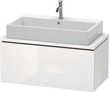 DURAVIT L-Cube Waschtischunterbau 920 mm taupe supermatt mit Tip-On-Technik