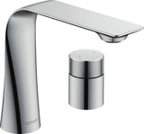 DURAVIT D.1 2-Loch Waschtischarmatur mit Drehgriff, Chrom – Keramikmischsystem, 148 mm Ausladung