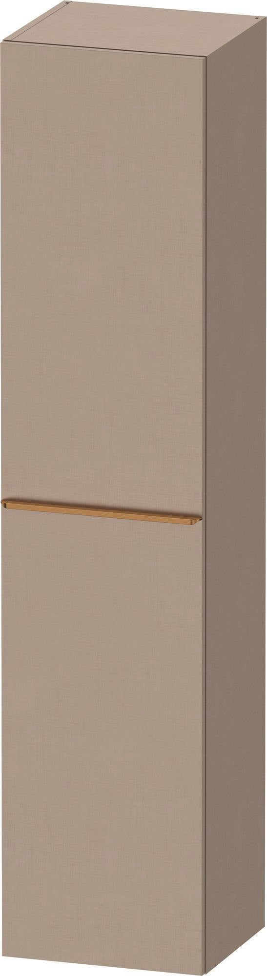 DURAVIT D-Neo Hochschrank 400x360x1760 mm, 1 Tür links, Eiche Schwarz – Matt, Soft-Close