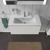 Duravit L-Cube Waschtischunterbau 820 mm Weiß Matt mit 1 Auszug und Tip-On-Technik
