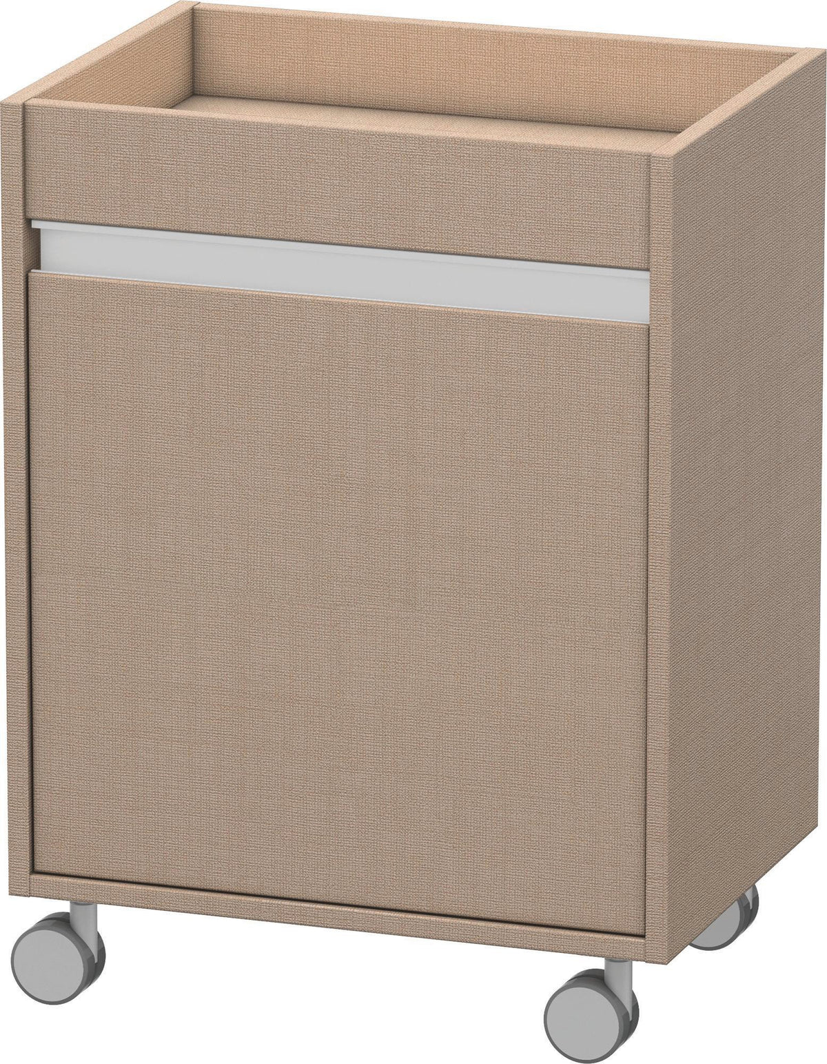 DURAVIT Rollcontainer Ketho 360x500x670mm, 1 Tür, Anschlag links, weiß matt